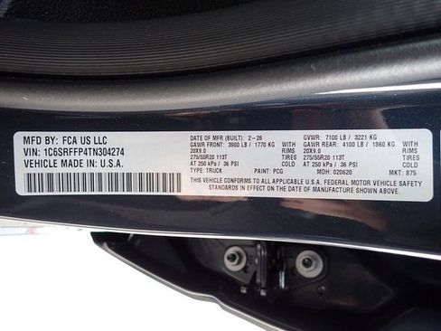 New 2026 RAM 1500 4x4 Crew Cab image 16