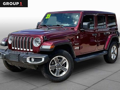 Used 2021 Jeep Wrangler Unlimited Sahara AWD/4WD image 1