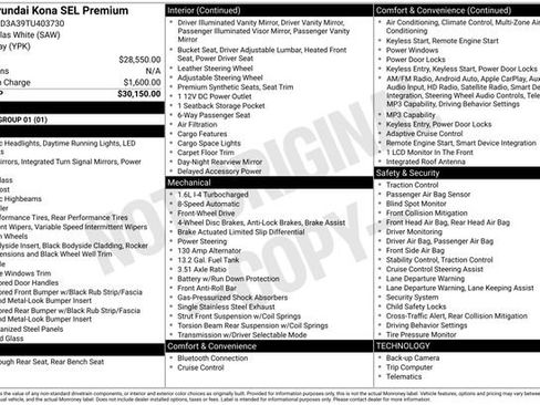 New 2026 Hyundai Kona SEL Premium image 18