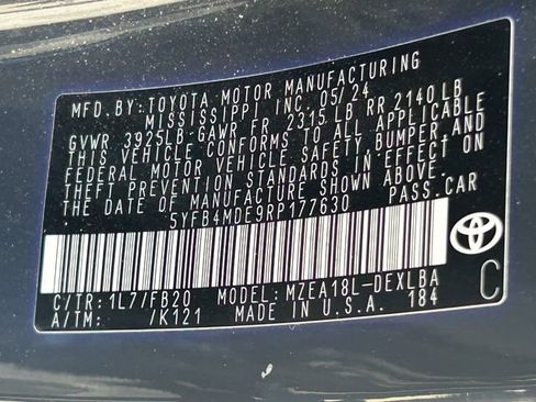 Used 2024 Toyota Corolla LE FWD image 34