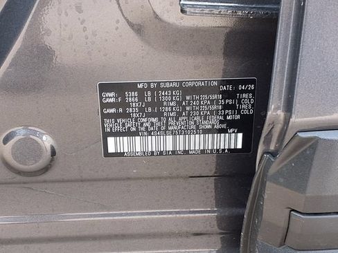 New 2026 Subaru Forester Touring AWD/4WD image 10