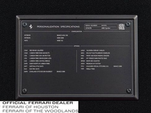 Used 2018 Ferrari 488 Spider . image 37