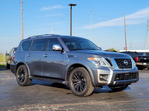 Used 2019 Nissan Armada Platinum w/ Captain's Chairs Package image 1