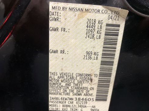 Used 2021 Nissan Altima 2.5 SL AWD/4WD image 28