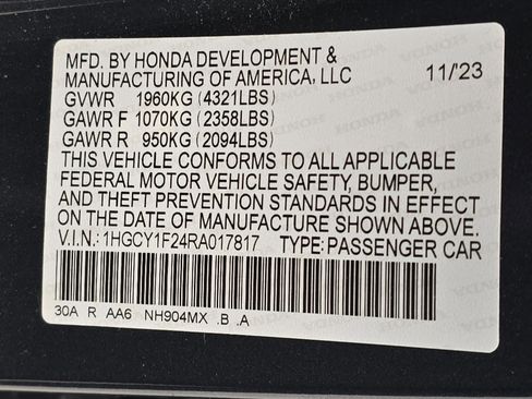 Certified 2024 Honda Accord LX image 33