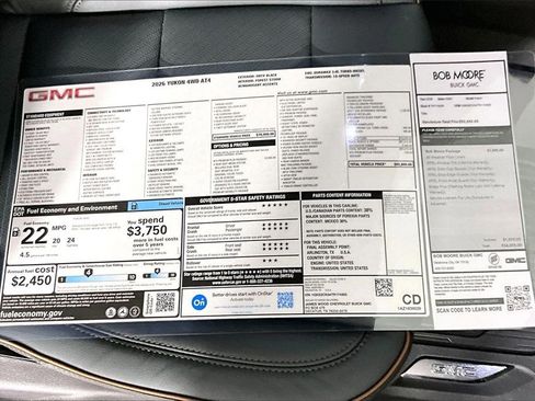 New 2026 GMC Yukon AT4 w/ AT4 Premium Plus Package image 14