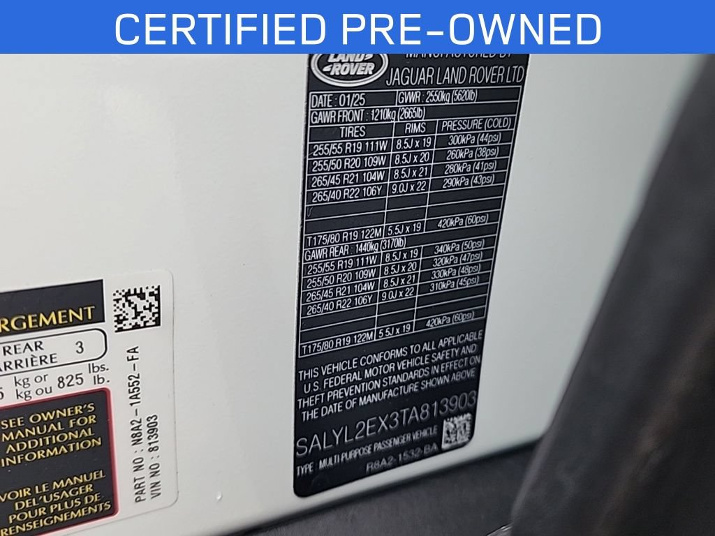 Certified 2026 Land Rover Range Rover Velar Dynamic SE AWD/4WD image 30