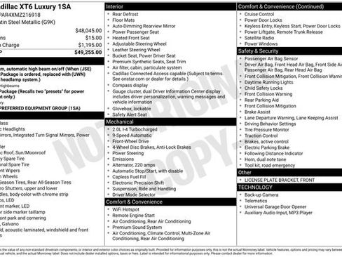 Certified 2021 Cadillac XT6 Luxury image 37