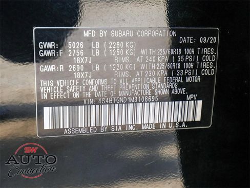 Used 2021 Subaru Outback Limited XT image 35