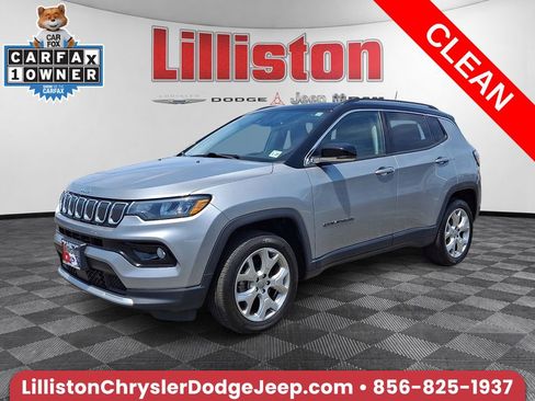 Used 2022 Jeep Compass Limited w/ Sun and Sound Group AWD/4WD image 1