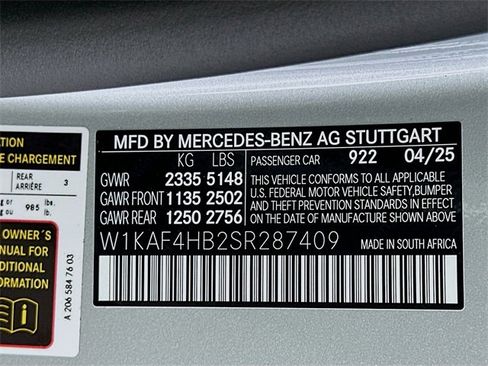 Certified 2025 Mercedes-Benz C 300 4MATIC Sedan image 31
