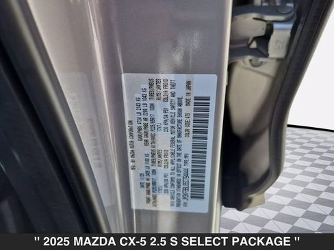 Certified 2025 MAZDA CX-5 AWD 2.5 S w/ Select Package image 37