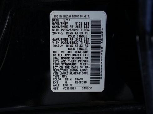 Used 2014 Nissan Murano LE w/ Platinum Edition Package image 30