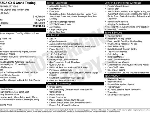 Used 2020 MAZDA CX-5 Grand Touring image 3