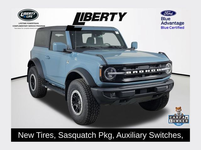 Certified 2023 Ford Bronco Outer Banks w/ Sasquatch Package AWD/4WD 360° Tour