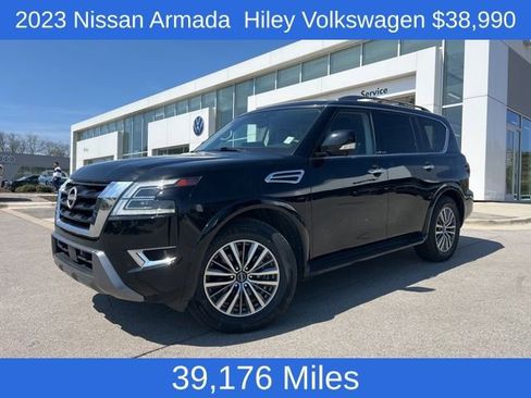 Used 2023 Nissan Armada SL w/ Captain's Chairs Package image 1