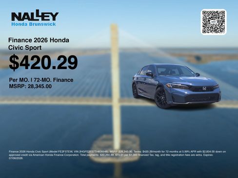New 2026 Honda Civic Sport image 7