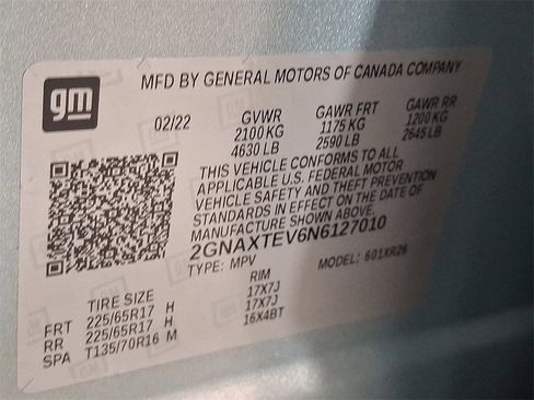 Used 2022 Chevrolet Equinox LT w/ LPO, Floor Liner Package image 27