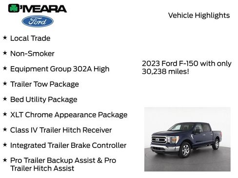 Used 2023 Ford F150 XLT w/ Equipment Group 302A High AWD/4WD image 8