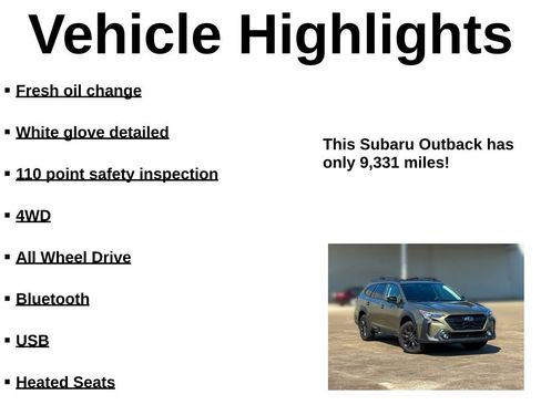Used 2025 Subaru Outback Onyx Edition w/ Popular Package #2 AWD/4WD image 36
