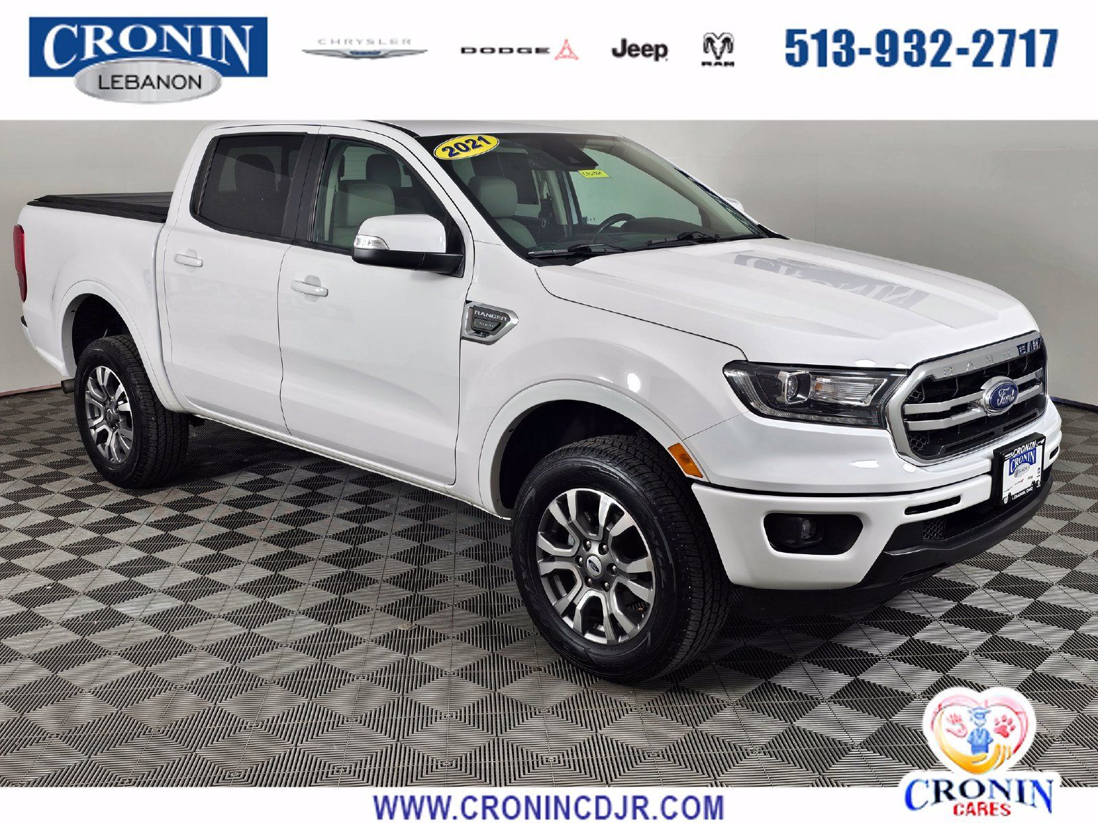 Used 2021 Ford Ranger Lariat w/ Trailer Tow Package RWD image 1