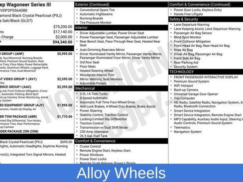 Used 2023 Jeep Wagoneer Series III w/ Premium Group I AWD/4WD image 3