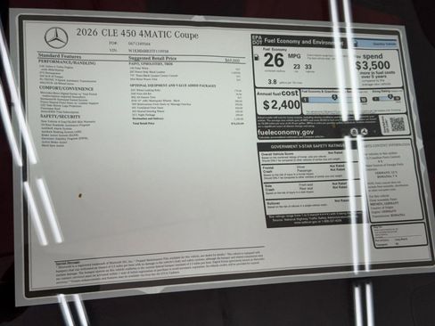 New 2026 Mercedes-Benz CLE 450 4MATIC Coupe image 33