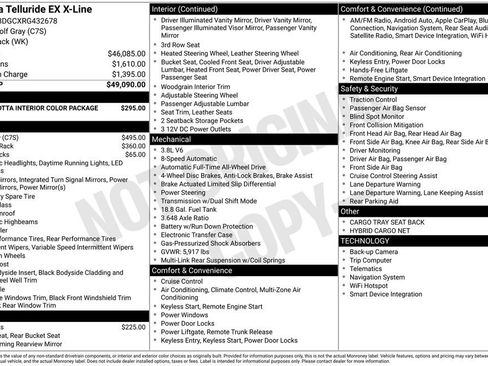 Certified 2024 Kia Telluride EX X-Line AWD/4WD image 39