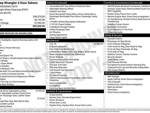 Certified 2025 Jeep Wrangler Unlimited Sahara AWD/4WD image 10