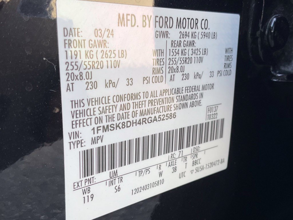 Certified 2024 Ford Explorer XLT w/ Equipment Group 202A AWD/4WD image 49