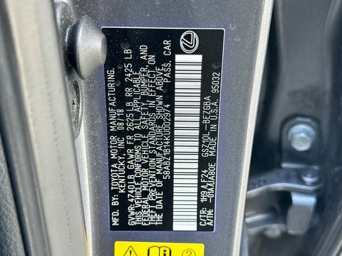 Used 2019 Lexus ES 350 F Sport w/ Accessory Package FWD image 24
