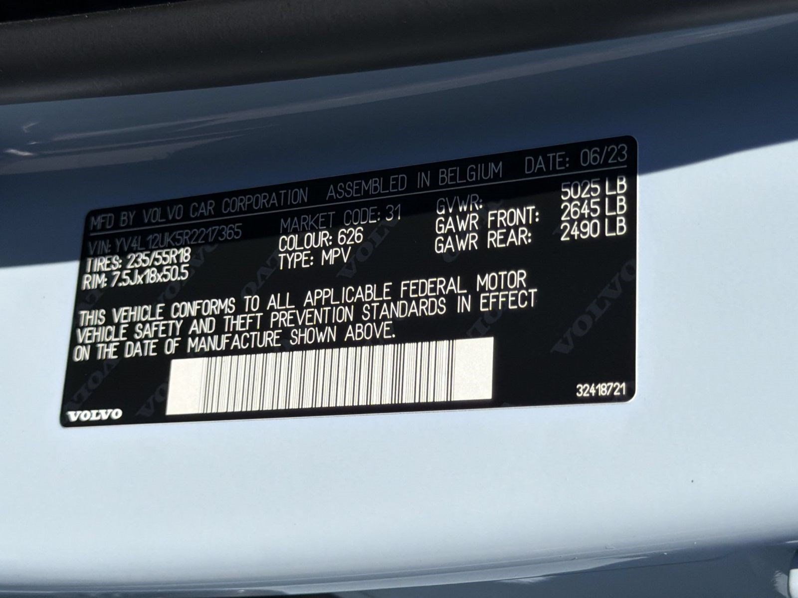 Certified 2024 Volvo XC40 B5 Core w/ Protection Package Premier AWD/4WD image 23