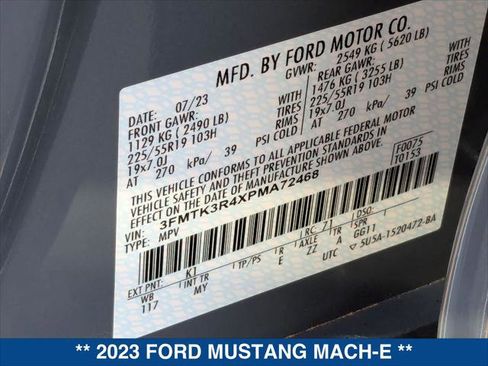 Certified 2023 Ford Mustang Mach-E Premium RWD image 25