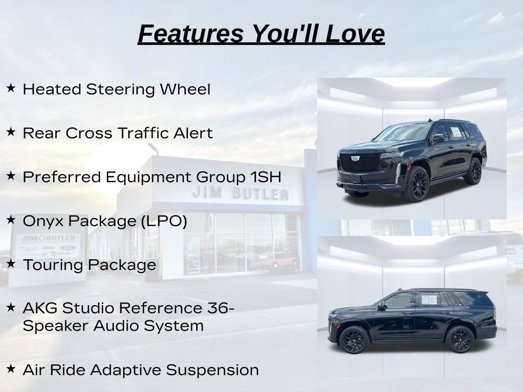 Used 2022 Cadillac Escalade Sport Platinum w/ LPO, ONYX Package AWD/4WD image 35
