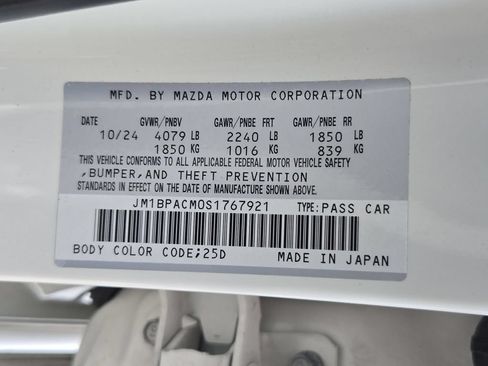 Used 2025 MAZDA MAZDA3 s FWD image 28