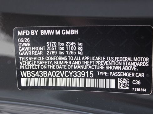 New 2027 BMW M4 xDrive Competition AWD/4WD image 32