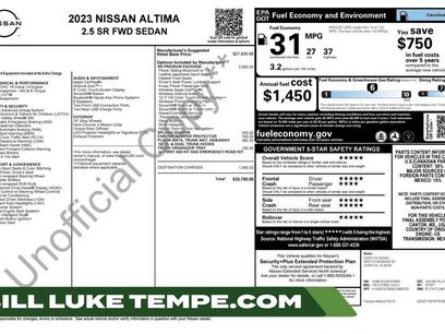Used 2023 Nissan Altima 2.5 SR w/ SR Premium Package