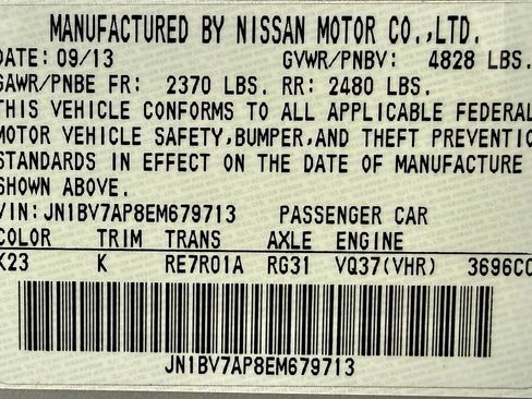 Used 2014 INFINITI Q50 Premium w/ Navigation Package image 28