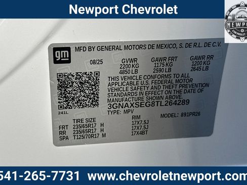 New 2026 Chevrolet Equinox ACTIV w/ Convenience Package III image 26