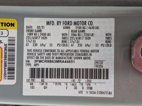 Used 2021 Ford Bronco Sport Big Bend w/ Big Bend Package AWD/4WD image 31