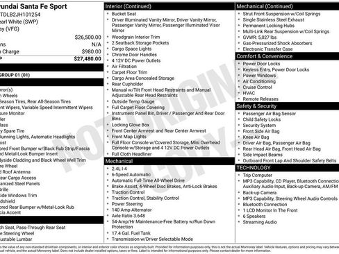 Used 2018 Hyundai Santa Fe Sport AWD/4WD image 32