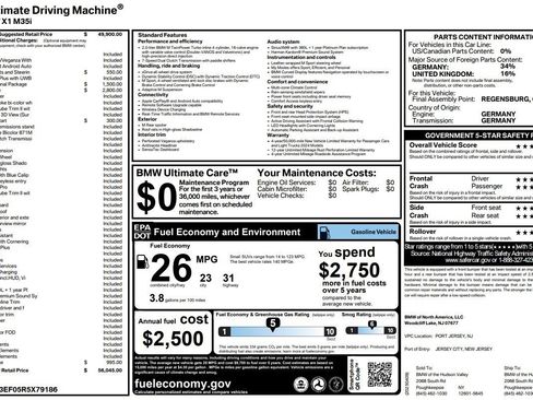 Used 2024 BMW X1 M35i w/ Premium Package image 2