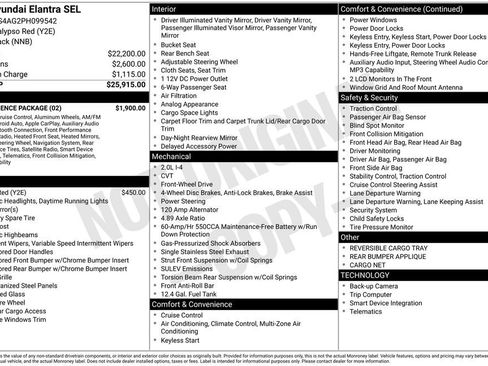 Used 2023 Hyundai Elantra SEL w/ Convenience Package image 5