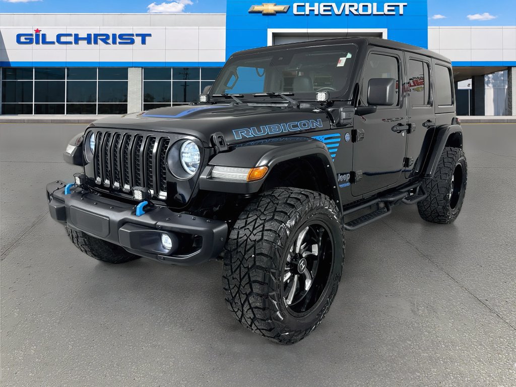 Used 2021 Jeep Wrangler Unlimited Rubicon 4xe w/ Steel Bumper Group AWD/4WD image 3