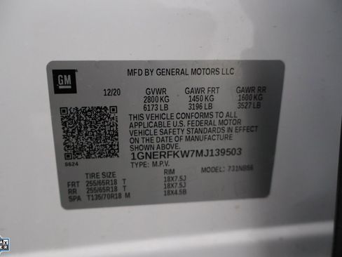Used 2021 Chevrolet Traverse LS w/ LPO, Floor Liner Package FWD image 34