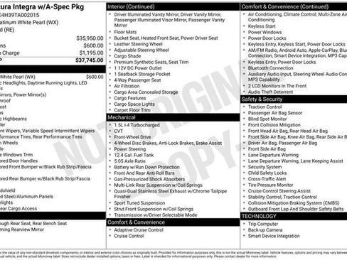 New 2026 Acura Integra A-Spec image 18