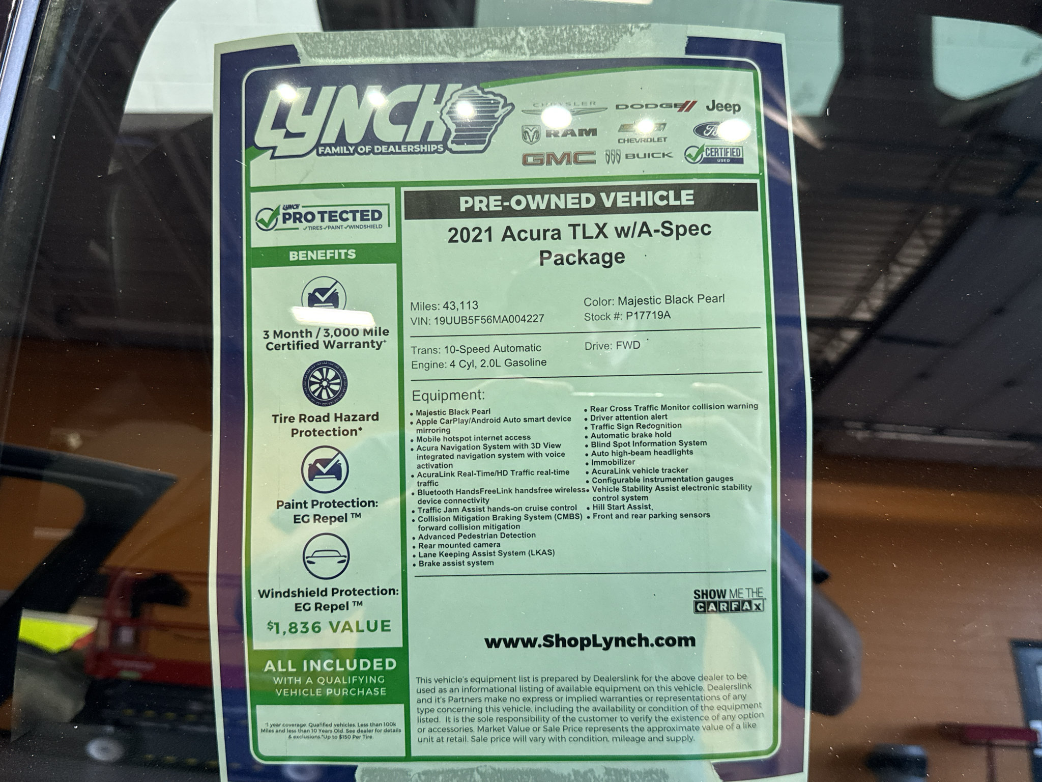 Used 2021 Acura TLX w/ A-SPEC Package FWD image 38