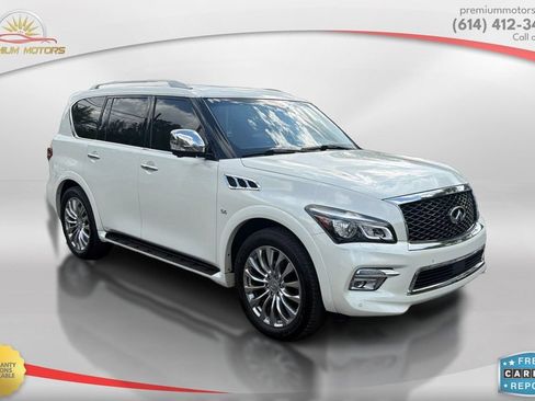 Used 2015 INFINITI QX80 4WD w/ Deluxe Technology Package image 7