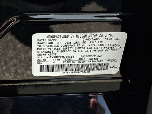 Used 2021 INFINITI Q50 Luxe w/ All Weather Package AWD/4WD image 29