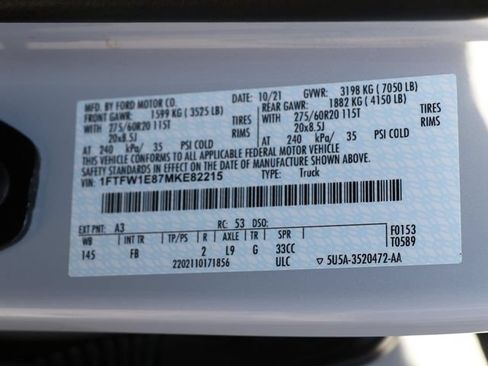 Used 2021 Ford F150 XLT w/ Equipment Group 302A High AWD/4WD image 32